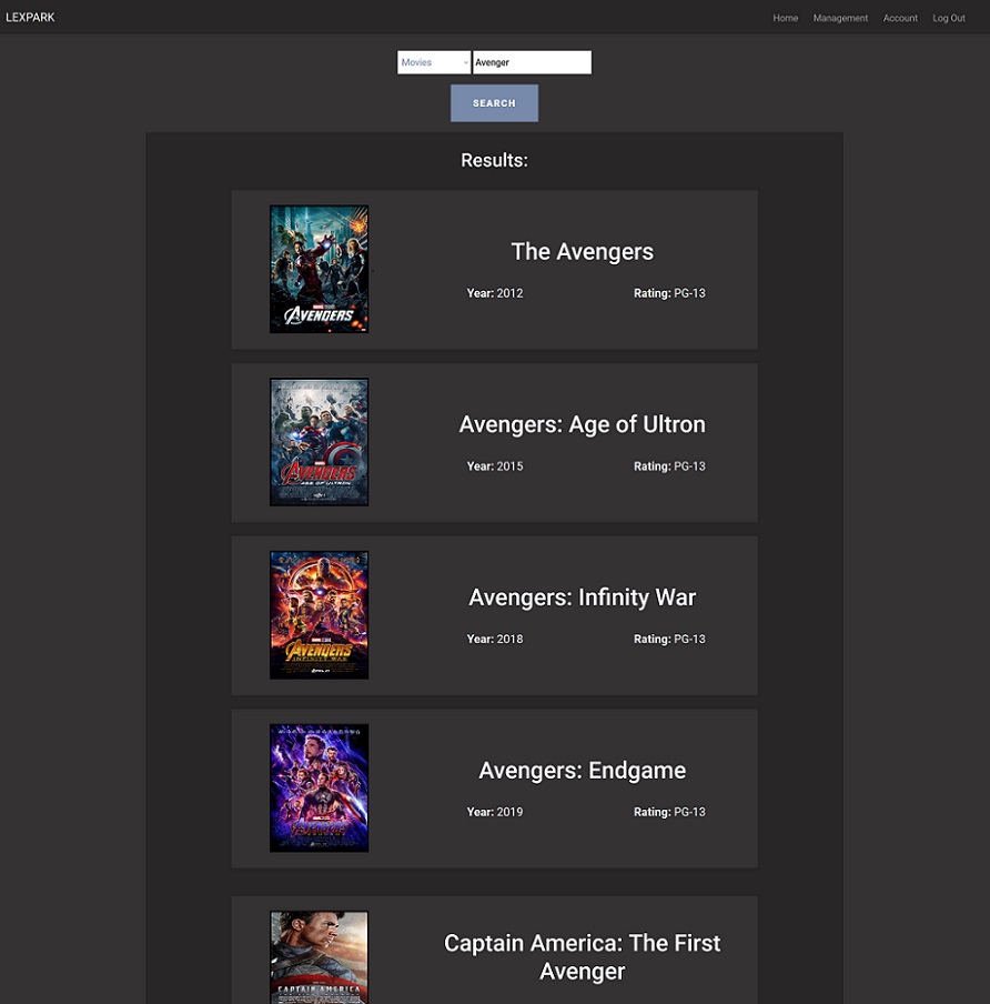 Movie DB Site